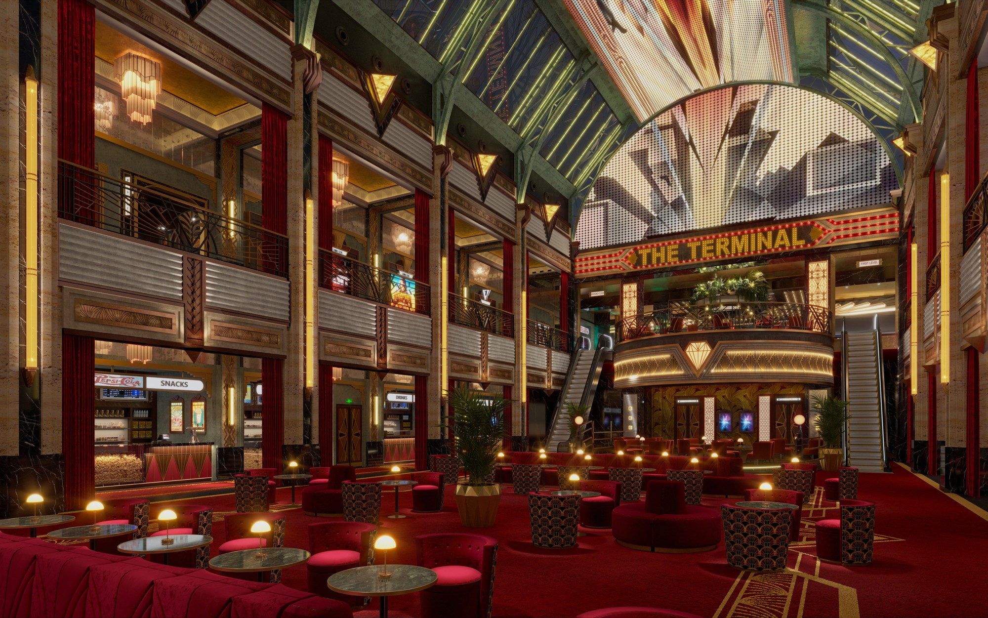 Inside The Terminal — grand concourse