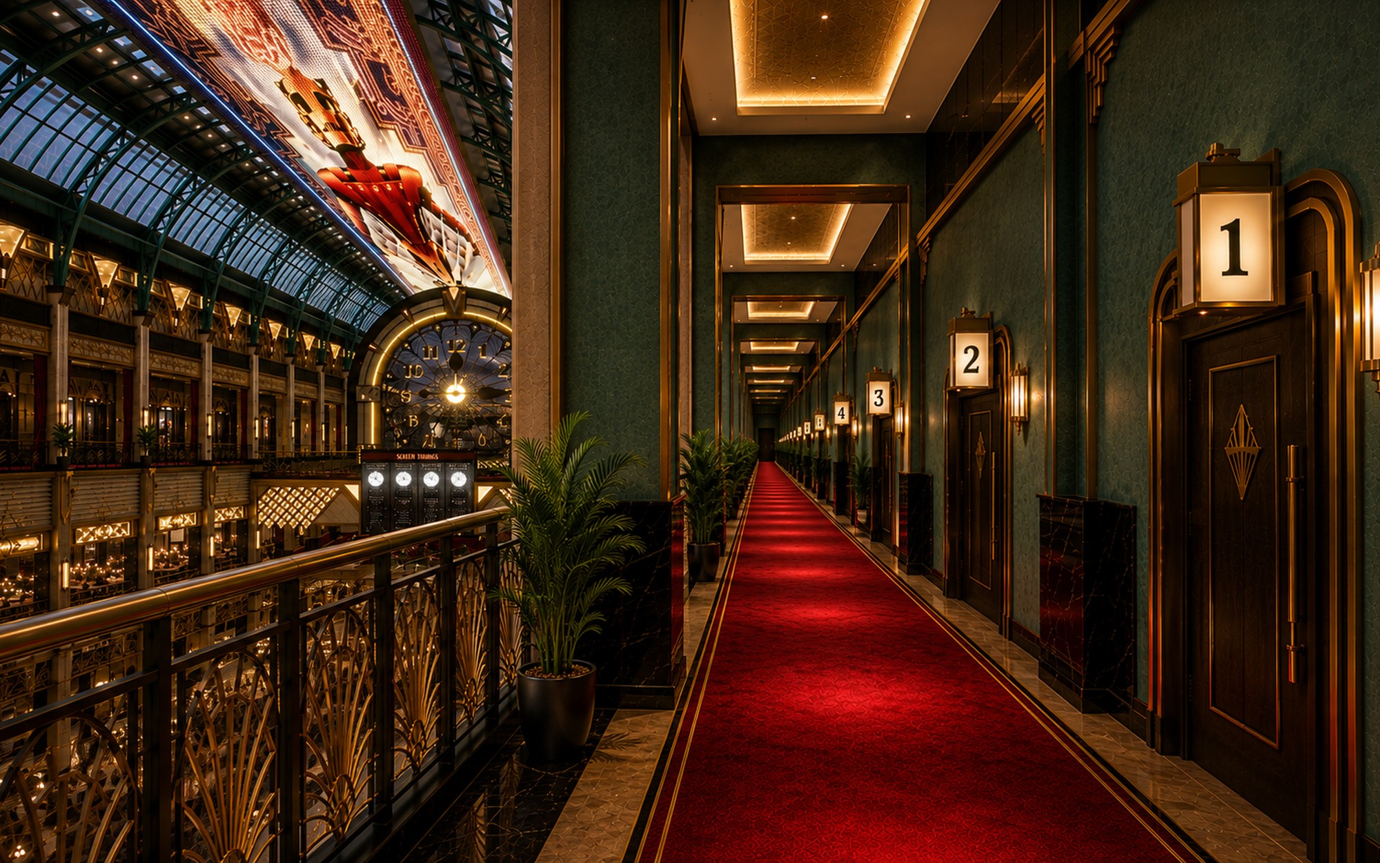 Inside The Terminal — Art Deco interior detail